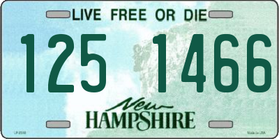 NH license plate 1251466
