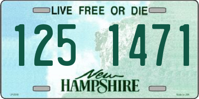 NH license plate 1251471