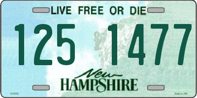 NH license plate 1251477