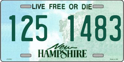 NH license plate 1251483