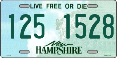 NH license plate 1251528