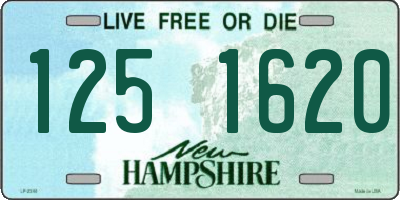 NH license plate 1251620