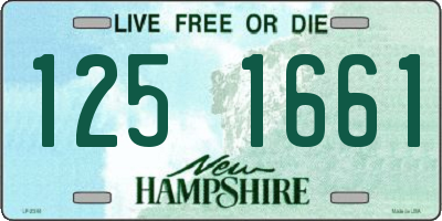 NH license plate 1251661