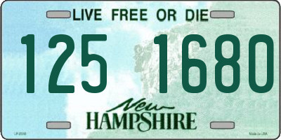NH license plate 1251680