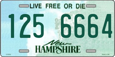 NH license plate 1256664