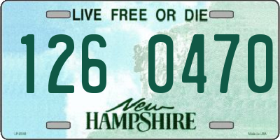 NH license plate 1260470