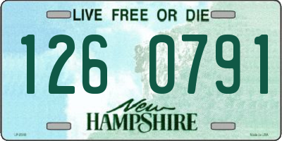 NH license plate 1260791