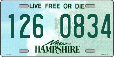 NH license plate 1260834