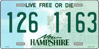 NH license plate 1261163