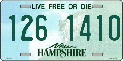 NH license plate 1261410