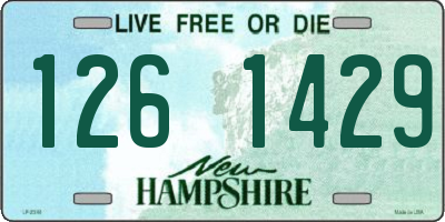 NH license plate 1261429