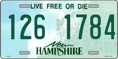 NH license plate 1261784