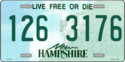 NH license plate 1263176