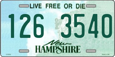 NH license plate 1263540