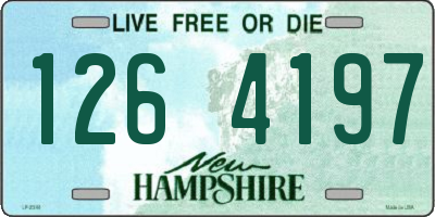NH license plate 1264197