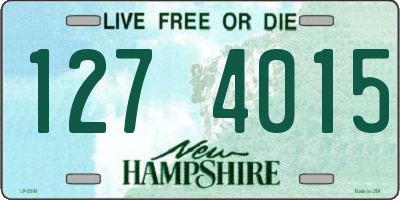 NH license plate 1274015