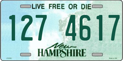 NH license plate 1274617