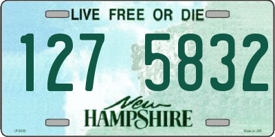 NH license plate 1275832