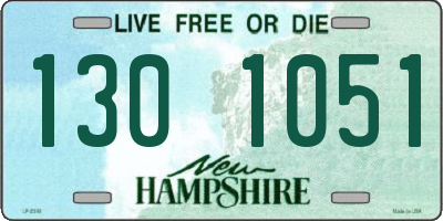 NH license plate 1301051