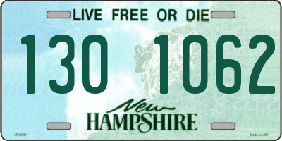 NH license plate 1301062