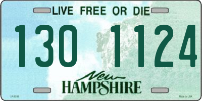NH license plate 1301124