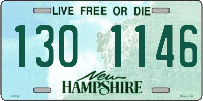 NH license plate 1301146