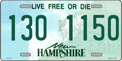 NH license plate 1301150