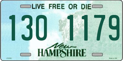 NH license plate 1301179