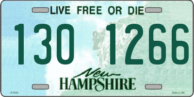 NH license plate 1301266