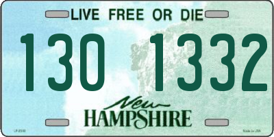 NH license plate 1301332