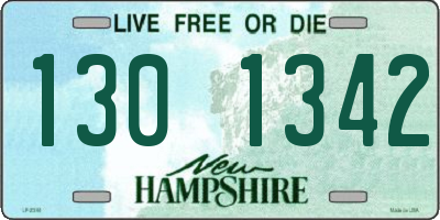 NH license plate 1301342