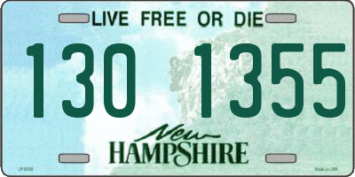NH license plate 1301355