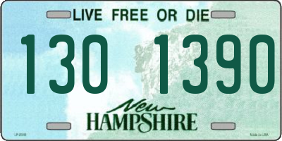NH license plate 1301390