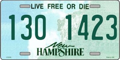 NH license plate 1301423