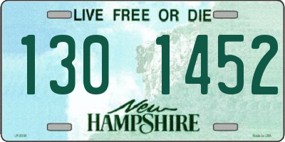 NH license plate 1301452