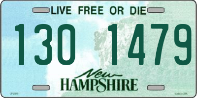 NH license plate 1301479