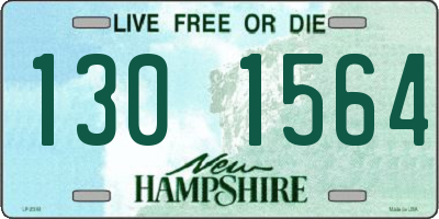 NH license plate 1301564