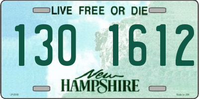 NH license plate 1301612