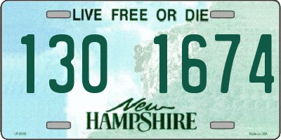NH license plate 1301674