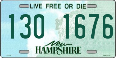 NH license plate 1301676