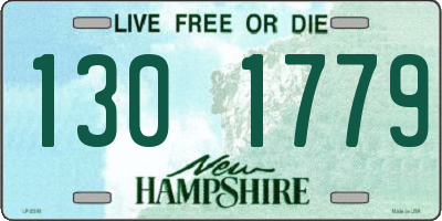 NH license plate 1301779