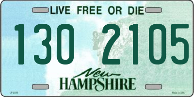 NH license plate 1302105