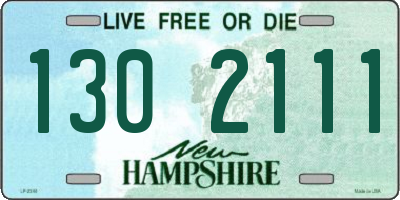 NH license plate 1302111