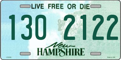 NH license plate 1302122