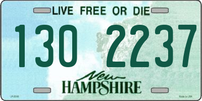 NH license plate 1302237