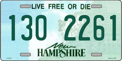 NH license plate 1302261