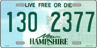 NH license plate 1302377