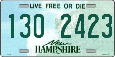 NH license plate 1302423