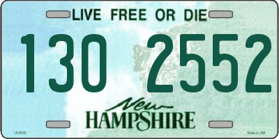 NH license plate 1302552