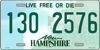 NH license plate 1302576